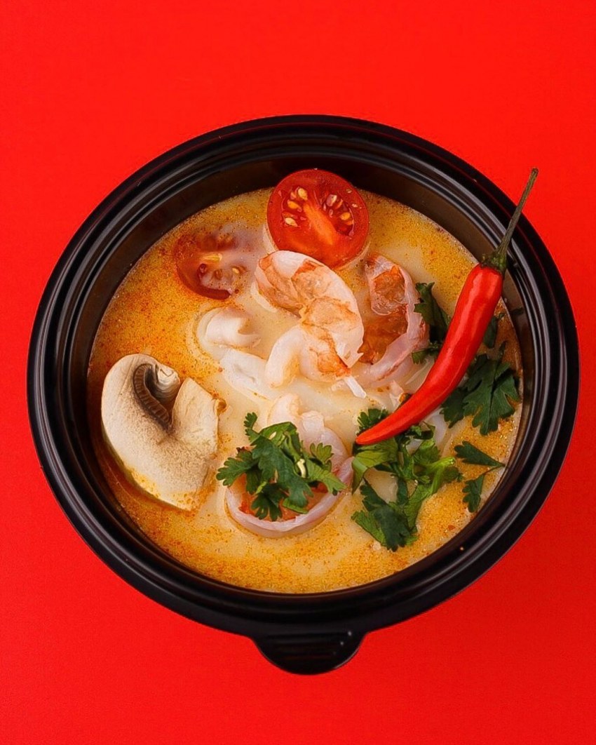 Том кха Кай с курицей
