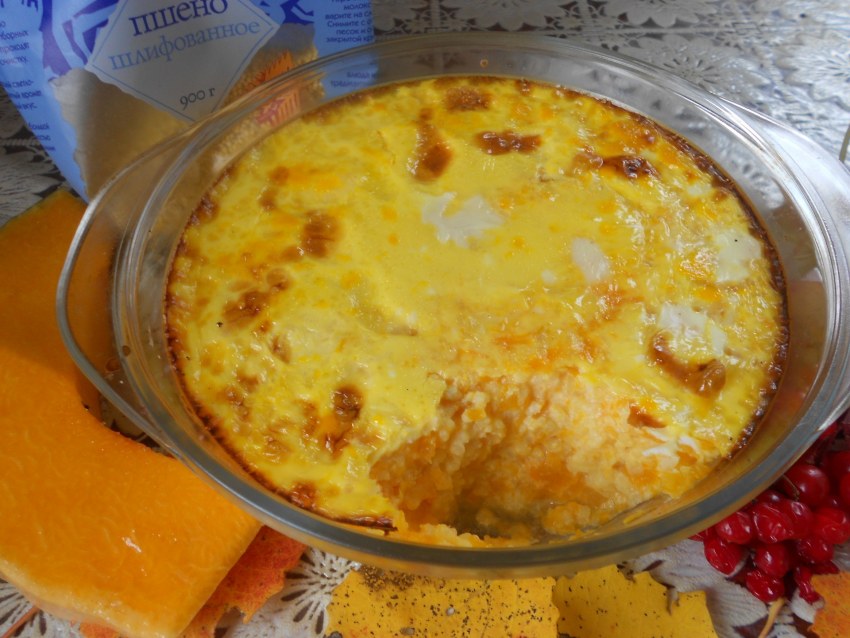 Пшенная каша с тыквой
