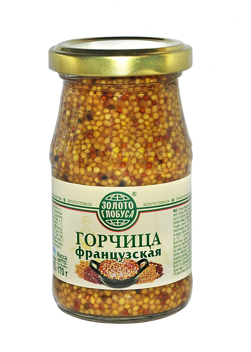 Соус горчица французская, 170 г золотой Глобус