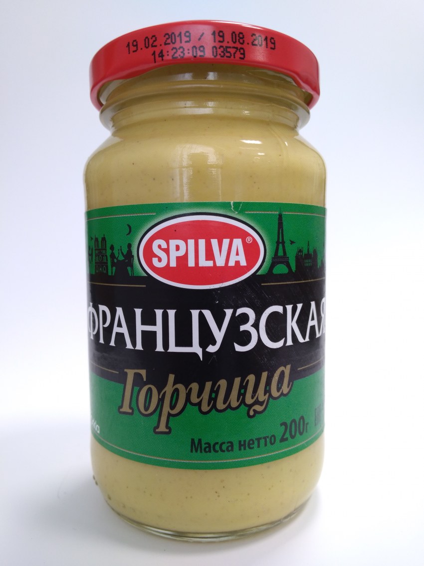 Горчица Spilva русская, 220 г