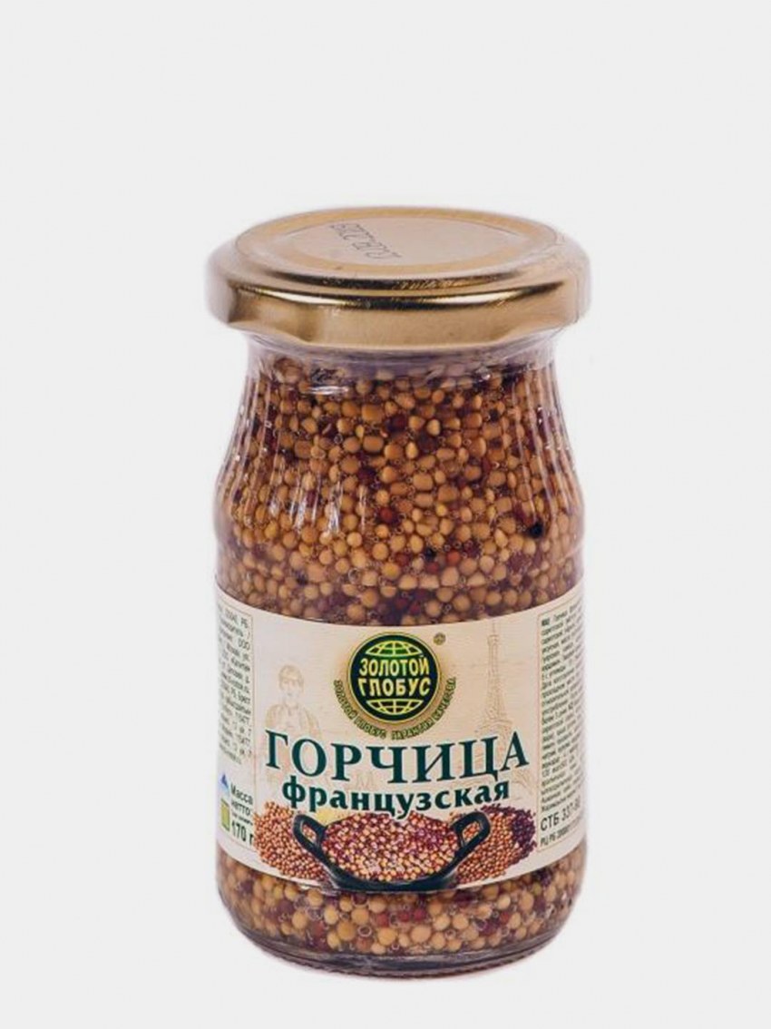 Соус горчица французская, 170 г золотой Глобус