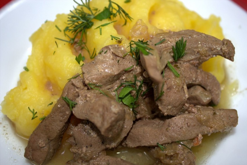 Свинина с овощами