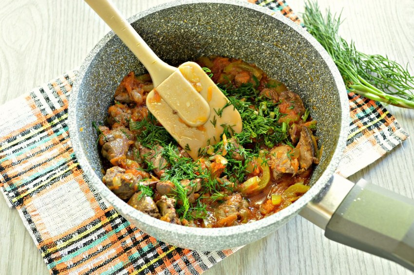 Говядина с овощами