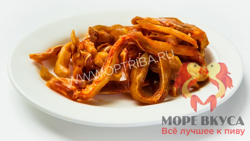 Уши свиные с чесноком