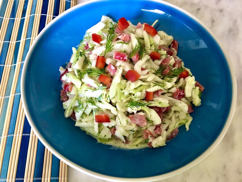 Салат с цветной капустой