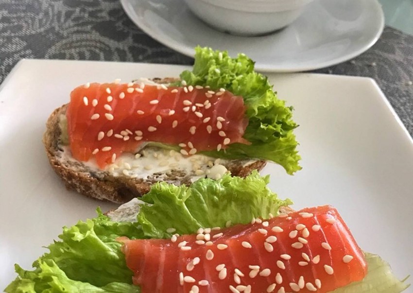 Бутерброды из красной рыбы