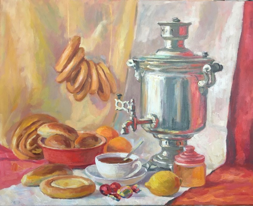 Натюрморт с пирогами