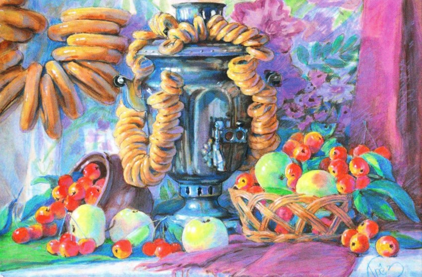 Декор самовара