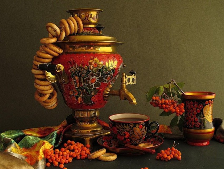 Чай самовар