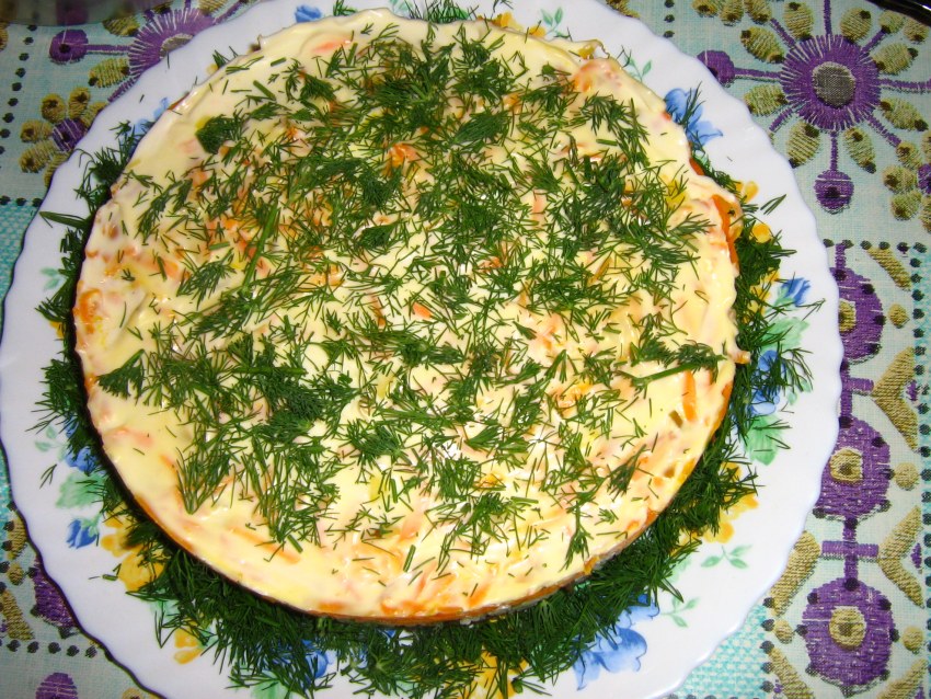 Салат Лисичкина шуба