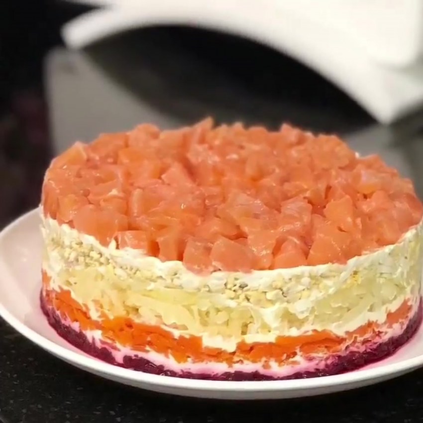 Салат Лисичкина шубка рецепт
