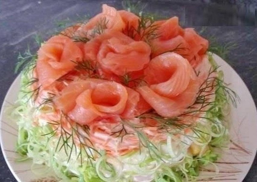 Салат слоеный Король стола