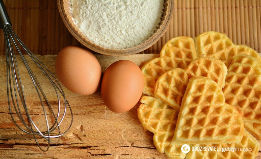 Тесто для вафель в электровафельнице