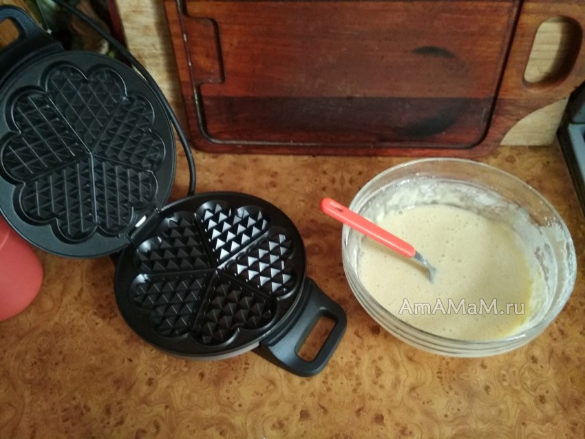 Бельгийские вафли на кефире