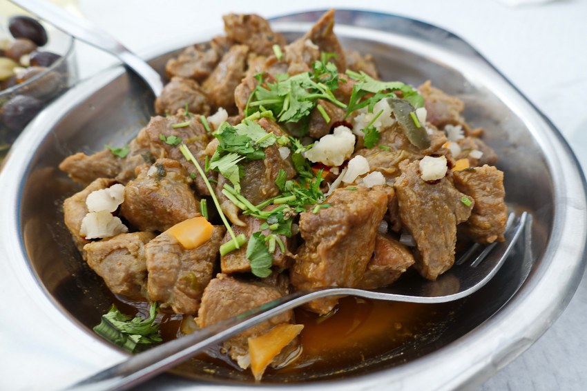 Мясо в казане