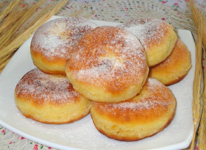Пышки на сметане