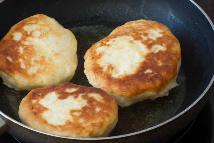 Пышки с творогом