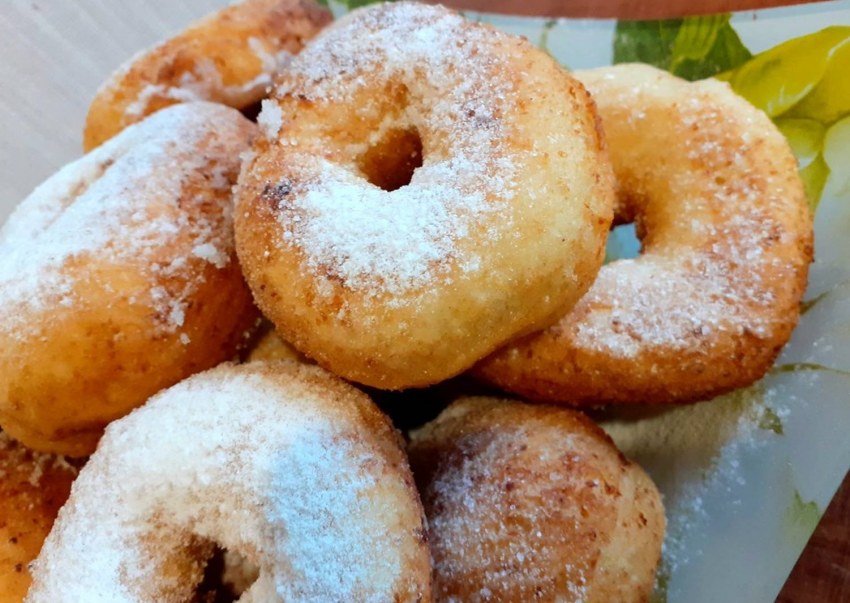 Пышки на кефире жареные