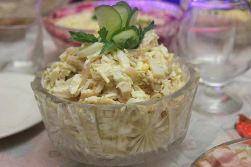 Салат белый рояль пошаговый