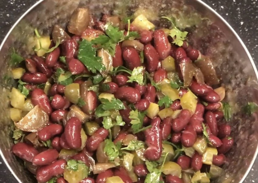Кухня наизнанку салаты с фасолью