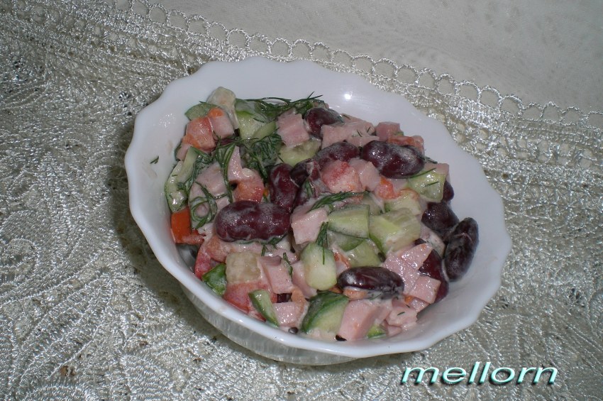 Салат из красного лука