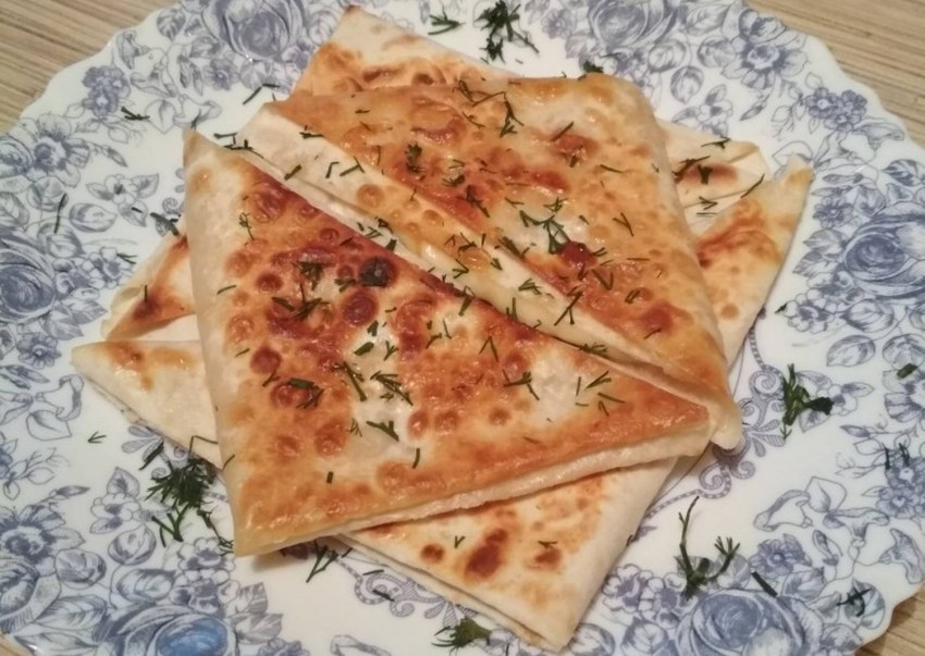 Хачапури из лаваша с сыром