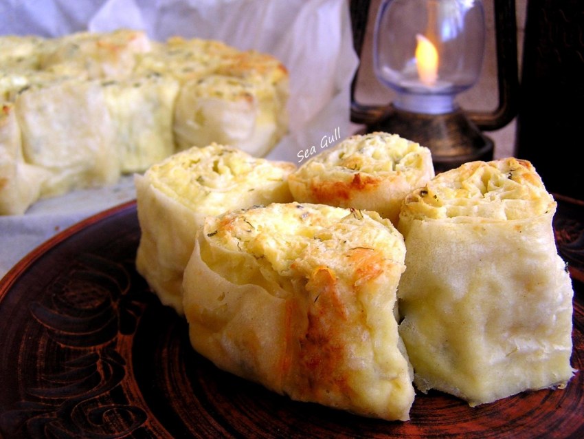 Сулугуни в лаваше