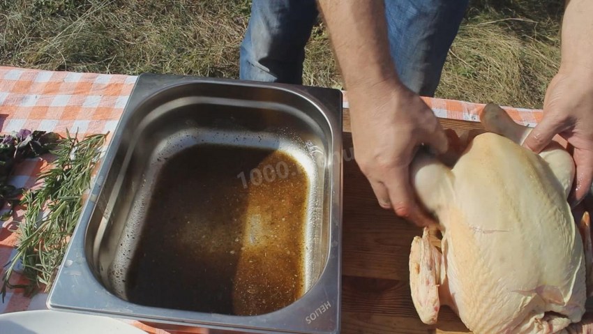 Курица с картошкой в казане