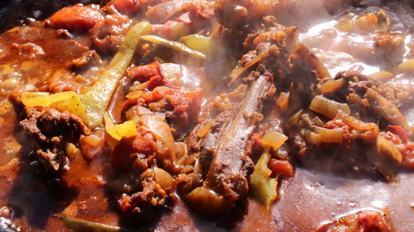 Блюда из курицы в казане на костре