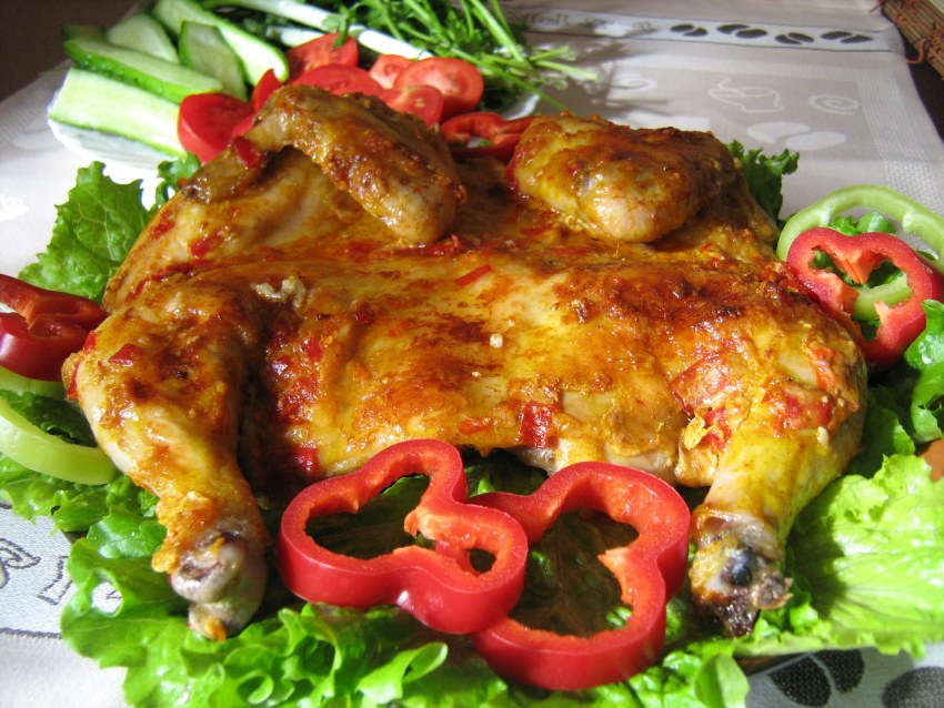 Куриные ножки с картошкой в казане