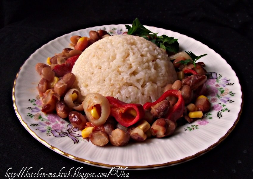 Рис с овощами Мексиканская смесь