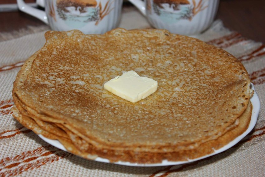 Блины без яиц и молока