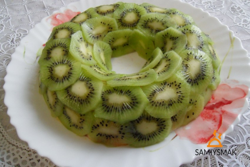 Салат из киви малахитовый браслет