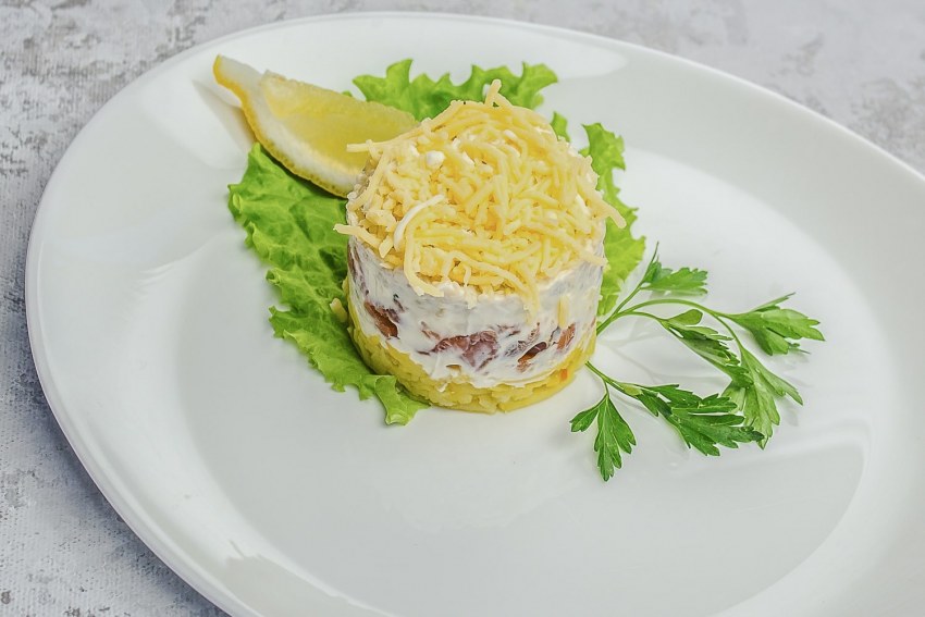 Салат норвежский каприз
