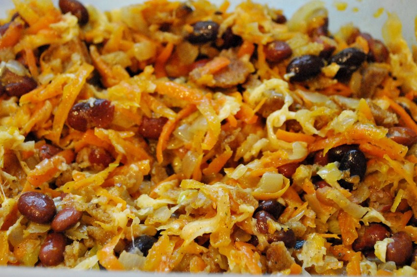 Салат сазан с морковью