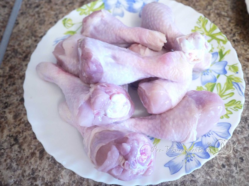 Курица фламбе
