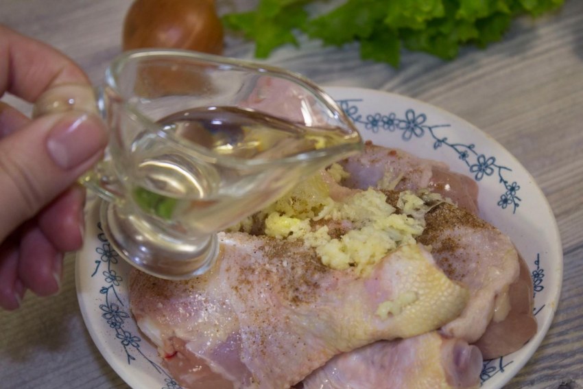 Курица в рукаве для запекания