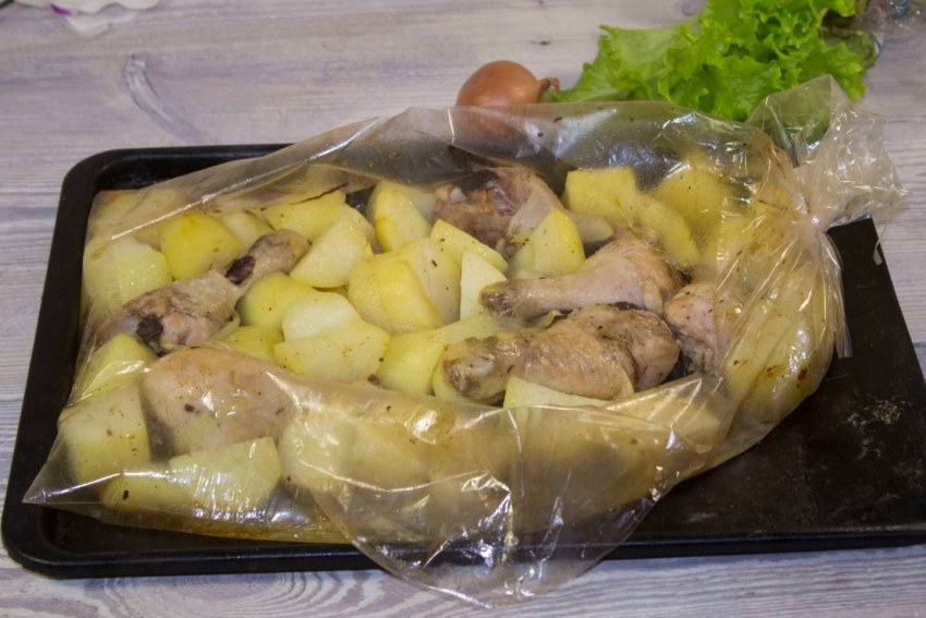 Куриная ножка с бедром
