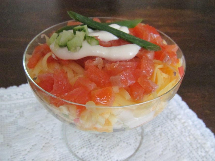Салат с рукколой и апельсином