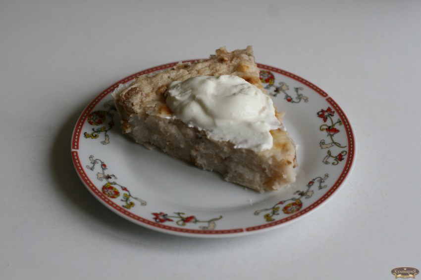 Крупеник с творогом и овсянкой
