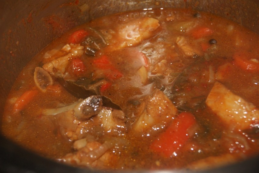 Мясо по восточному с овощами