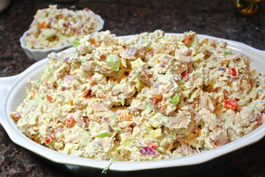 Итальянский салат из курице