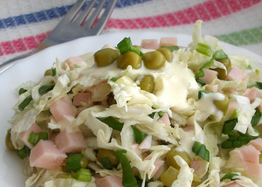 Морковь горошек капуста пекинская