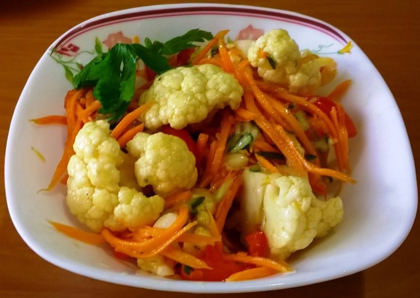 Печень по корейски