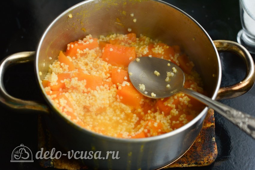Овсяная каша с тыквой