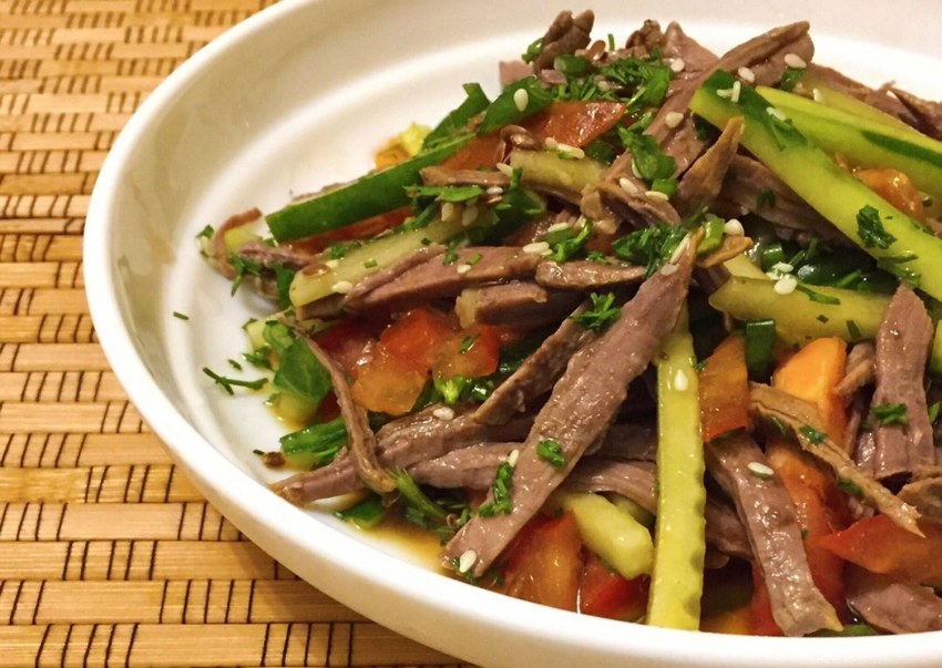 Салат татарский с курицей