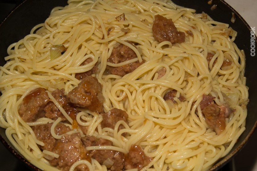 Макароны по флотски с курицей