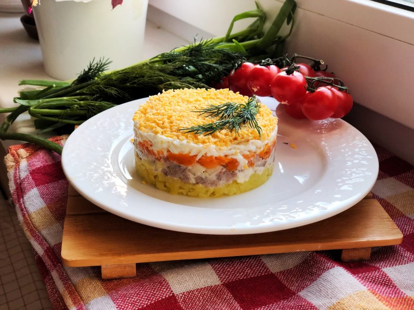 Салат Мимоза Калнина Наталья