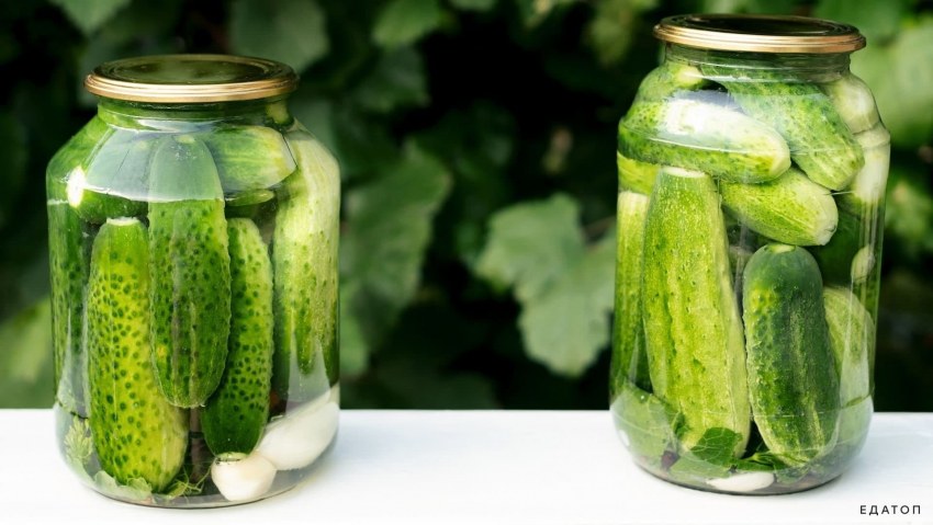 Маринованные огурчики с хлебом