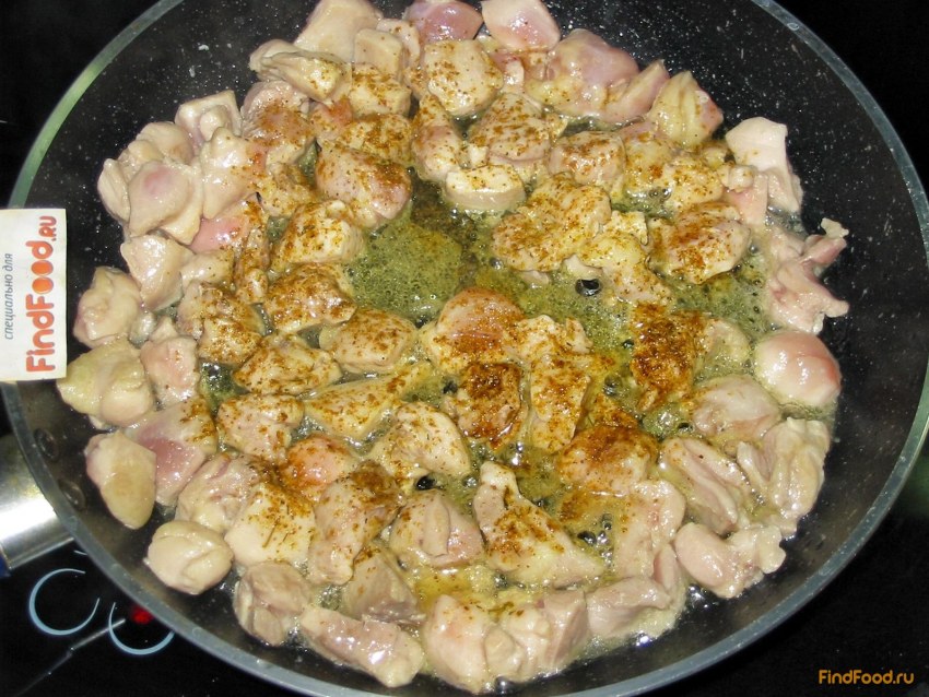 Куриное филе со сливками